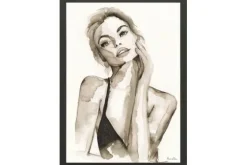 Art Print A Womans Face