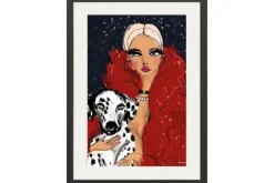 Art Print Dotted Doggy