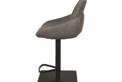 Barkruk Taupe Micro Suede DX-74.009 Beauty