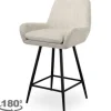 Barstoel 212407 Beige Chenille Linsey