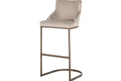 Barstoel 211184 Khaki Velvet Bolton