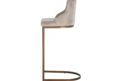 Barstoel 211184 Khaki Velvet Bolton