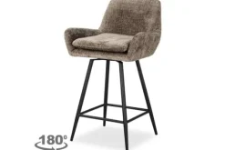 Barstoel 212408 Stone Chenille Linsey