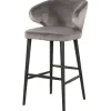 Barstoel 210465 Stone Velvet Indigo