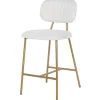 Barstoel 210692 White Bouclé Xenia