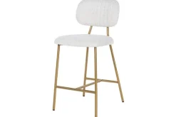 Barstoel 210692 White Bouclé Xenia