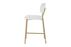 Barstoel 210692 White Bouclé Xenia