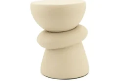 Bijzettafel beige 250204 Kerun