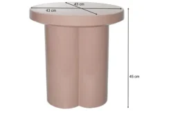 Bijzettafel Vintage Pink Noa