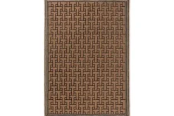 Buitenkleed TB T Monogram Light Brown 455811 Outdoor | Brink & Campman