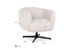Draaifauteuil 211807
