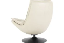 Draaifauteuil - beige boho leder | 95937 Sven
