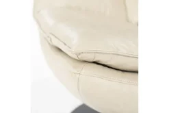 Draaifauteuil - beige boho leder | 95937 Sven