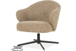 Draaifauteuil 96350 bruin Connor