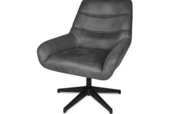 Draaifauteuil - Chicago Antracite Toma