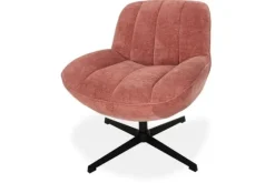 Draaifauteuil - old pink | 230318 Derby