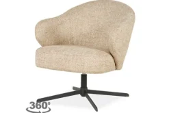 Draaifauteuil 96349 taupe Connor
