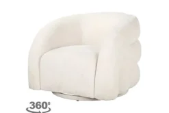 Draaifauteuil 211899 Unicorn White Arcus