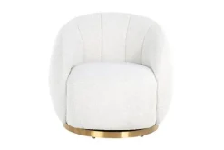 Draaifauteuil 210713 White Bouclé Jago