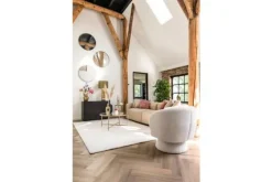 Draaifauteuil 211089 White Furry  Senna