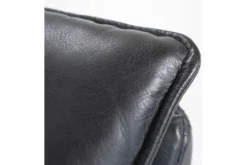 Draaifauteuil - zwart boho leder | 95939 Sven