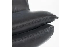 Draaifauteuil - zwart boho leder | 95939 Sven