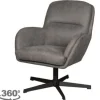 Draaifauteuil Antraciet CH-73.025 Moss
