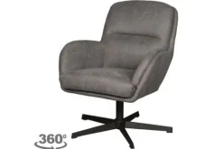 Draaifauteuil Antraciet CH-73.025 Moss