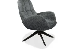 Draaifauteuil Antraciet Elvis