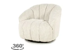 Draaifauteuil beige 250186 Sogno