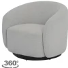 Draaifauteuil Cement Grey Belfast