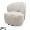 Draaifauteuil Ecru Avi