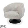 Draaifauteuil Ecru Louis
