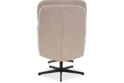 Draaifauteuil met hocker Naturel CH-73.004 Alvar