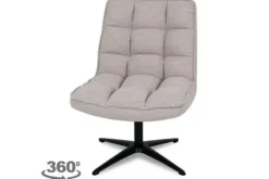Draaifauteuil Naturel WU-65.003 Vince