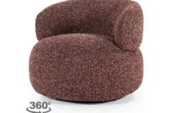 Draaifauteuil Rood 96109 Maeve
