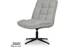 Draaifauteuil Stone WU-65.008 Vince