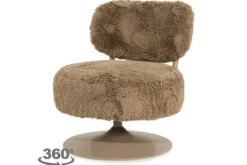 Draaifauteuil Taupe 250356 Furlo