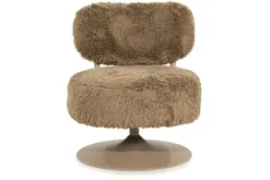 Draaifauteuil Taupe 250356 Furlo