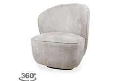 Draaifauteuil Taupe Avi