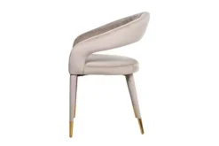 Eetkamerstoel 210753 Khaki Velvet Gia