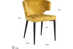 Eetkamerstoel 211868 Mustard Fusion  Taylor