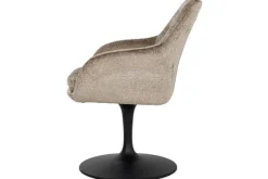 Eetkamerstoel 211952 Taupe Chenille Marlon