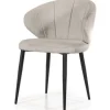 Eetkamerstoel - taupe Savoir | 95932 Fleur