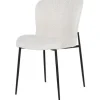 Eetkamerstoel 210624 White Bouclé Darby