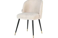 Eetkamerstoel 210855 White Chenille Alicia