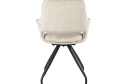 Eetkamerstoel Beige Velvet Capp