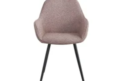 Eetkamerstoel Boucle Vintage Pink Luca