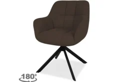 Eetkamerstoel Dark Brown Alba