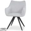 Eetkamerstoel Light Grey Riviera